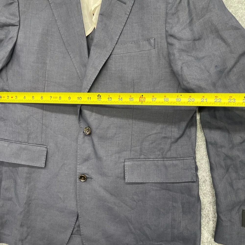 Todd Snyder Blazer Mens 44R Navy Blue Linen Sport Coat Made in Portugal NWT